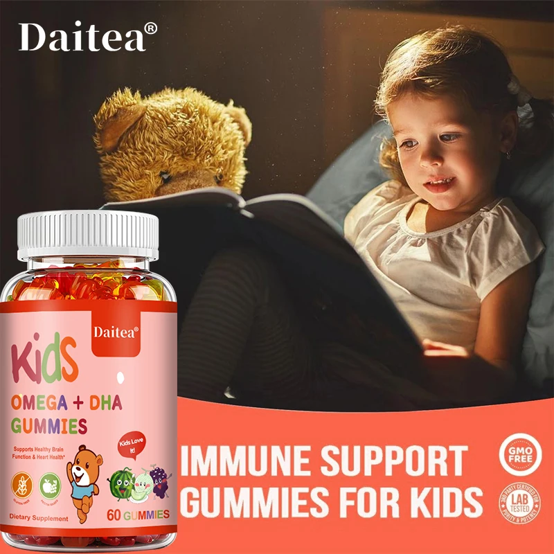 Children's Gummies - Nourish The Brain, Improve Concentration, Support Brain, Joints, Heart, Eyes and Immune System Supplement
Children's Gummies - Nourish The Brain, Improve Concentration, Support Brain, Joints, Heart, Eyes and Immune System Supplement