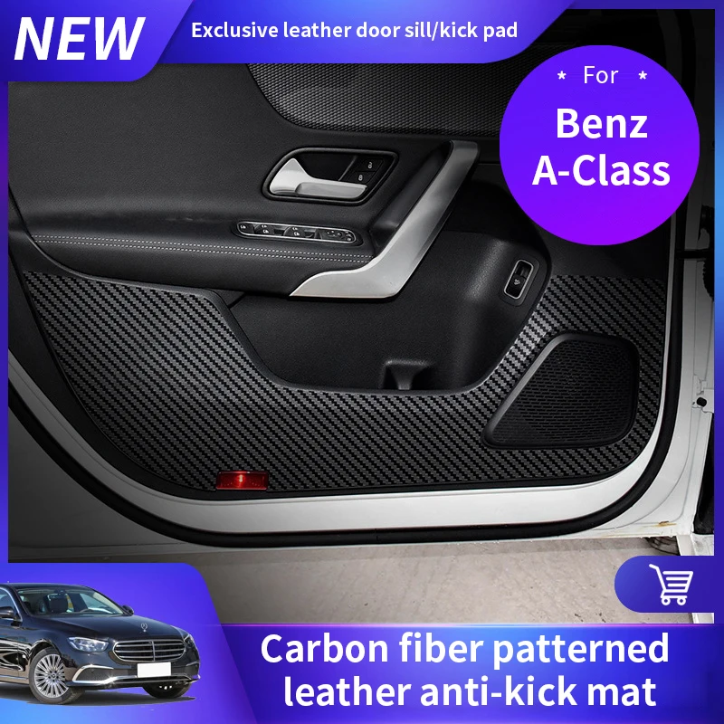 Leather Car Door Protective Anti-kick Pad For Mercedes Benz A Class Car Accessories 2019-24 Decoration Stain Resistant Sticker
Leather Car Door Protective Anti-kick Pad For Mercedes Benz A Class Car Accessories 2019-24 Decoration Stain Resistant Sticker
