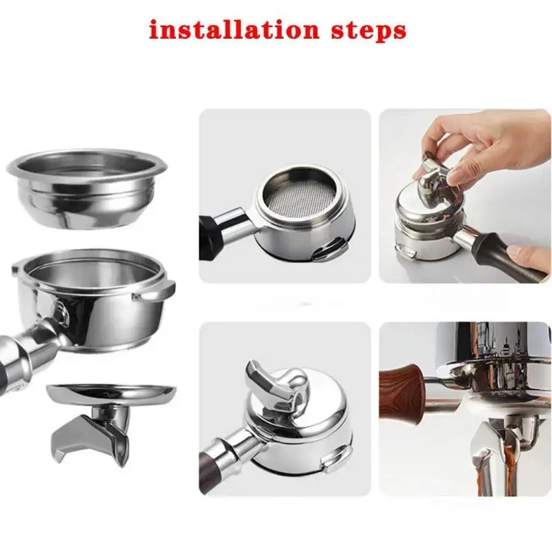58mm E61 3-in-1 Portafilter for Expobar/Rocket 2 Ears Stainless Steel Bottomless/Single Spout/Double Spout Coffee Portafilter
58mm E61 3-in-1 Portafilter for Expobar/Rocket 2 Ears Stainless Steel Bottomless/Single Spout/Double Spout Coffee Portafilter