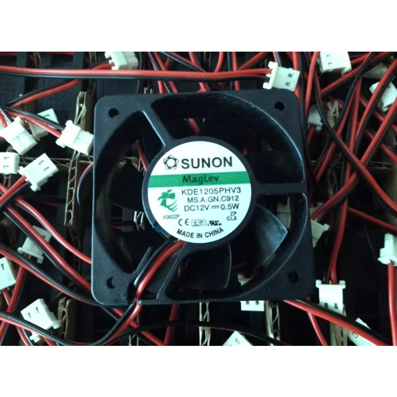 SUNON KDE1205PHV3 MS.A.GN.C912 Server Cooling Fan DC 12V 0.5W 50x50x15mm 2-wire
SUNON KDE1205PHV3 MS.A.GN.C912 Server Cooling Fan DC 12V 0.5W 50x50x15mm 2-wire