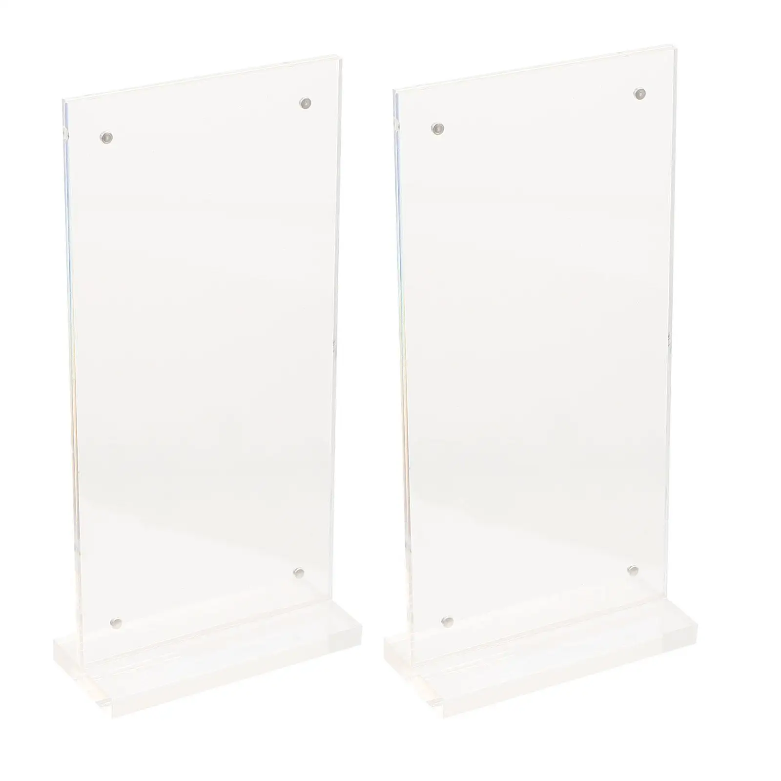 2Pcs Note Display Stand Restaurant Menu Holder Photo Dual-sided Table Signs Acrylic Sign Holder Transparent Price Sign Tabletop
2Pcs Note Display Stand Restaurant Menu Holder Photo Dual-sided Table Signs Acrylic Sign Holder Transparent Price Sign Tabletop