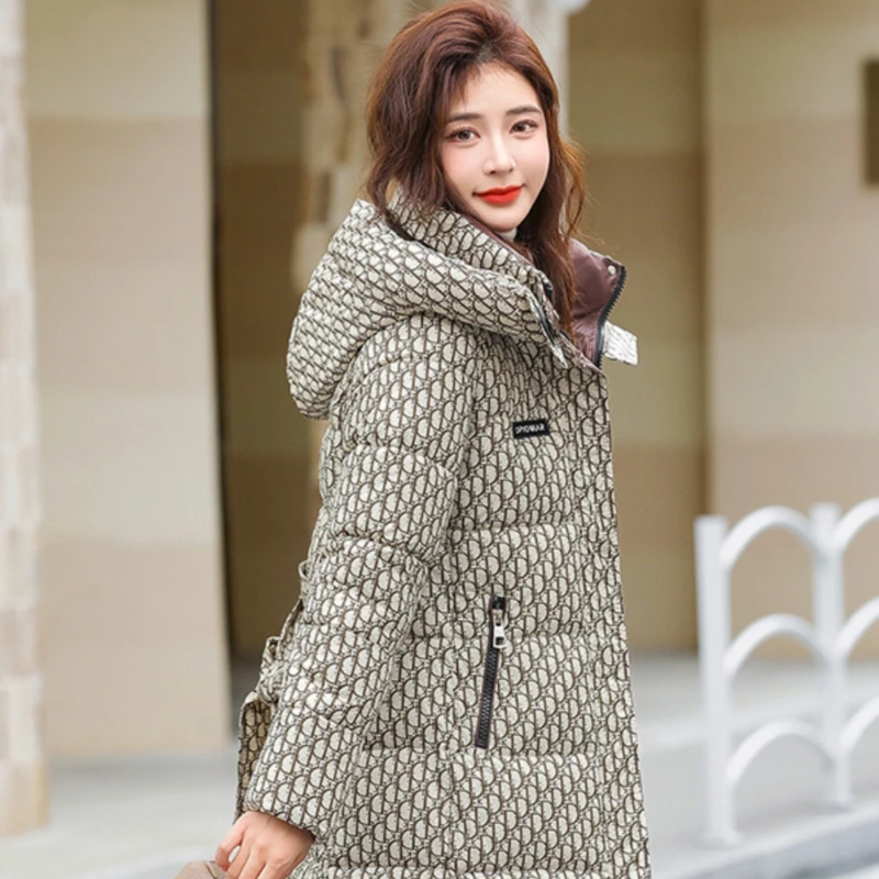 Winter New Mid Length Women Down Cotton Coat Hooded Thick Cotton Coat Loose and Warm Fashion Women Snow Coat Women Jacket
Winter New Mid Length Women Down Cotton Coat Hooded Thick Cotton Coat Loose and Warm Fashion Women Snow Coat Women Jacket