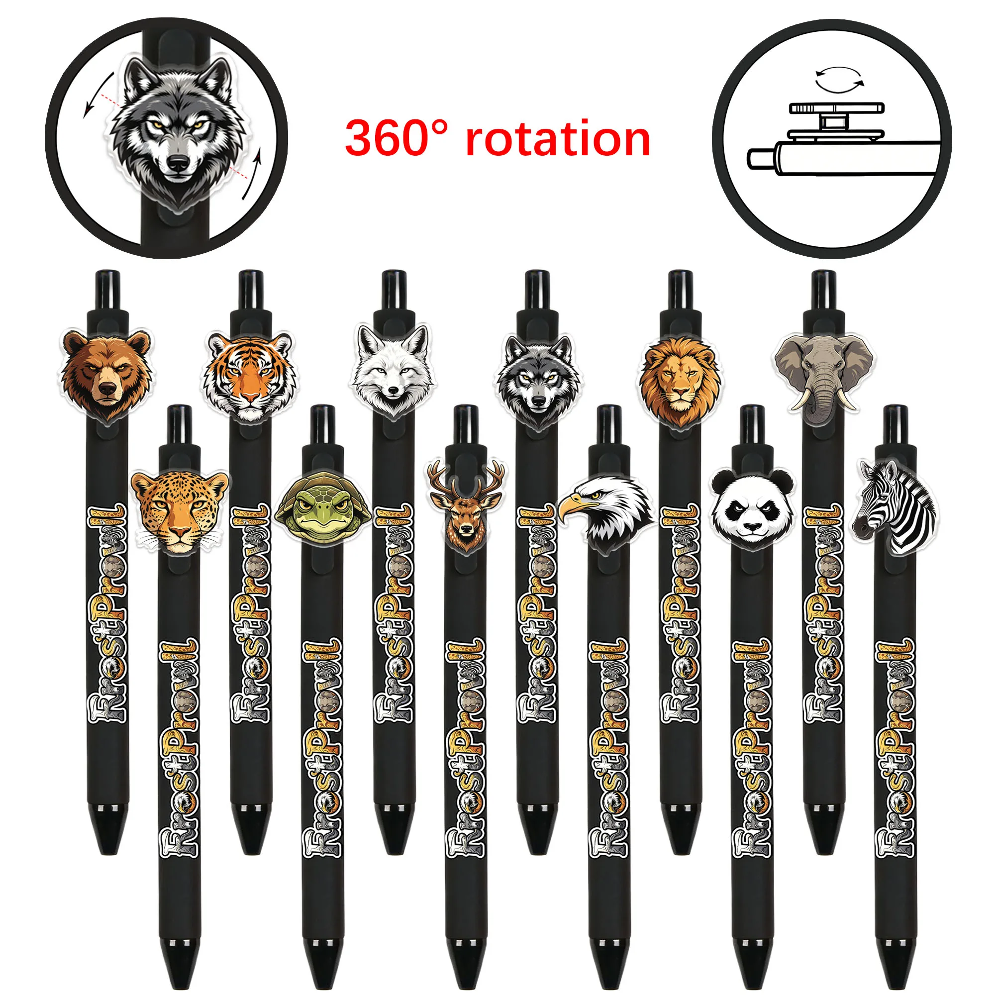 9 PCS Animal Series Theme Ballpoint Pens - Creative Gift Pens for Animal Lovers - Random Patterns
9 PCS Animal Series Theme Ballpoint Pens - Creative Gift Pens for Animal Lovers - Random Patterns