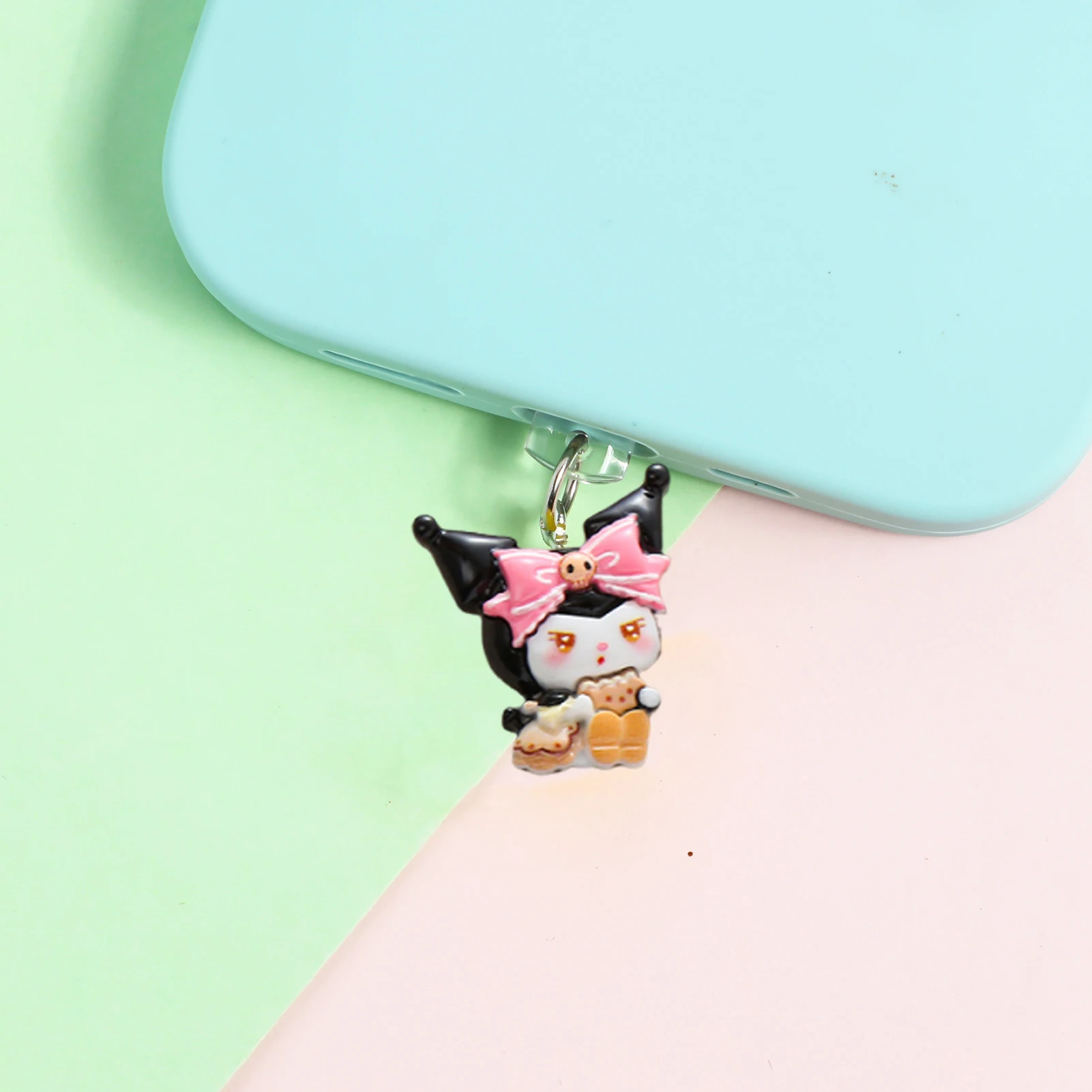 Kawaii Sanrio пылезащитная заглушка Kuromi My Melody аниме мультфильм милый мобильный телефон универсальный IPhone Type-c мобильные ювелирные изделия кулон подарки 
Kawaii Sanrio пылезащитная заглушка Kuromi My Melody аниме мультфильм милый мобильный телефон универсальный IPhone Type-c мобильные ювелирные изделия кулон подарки