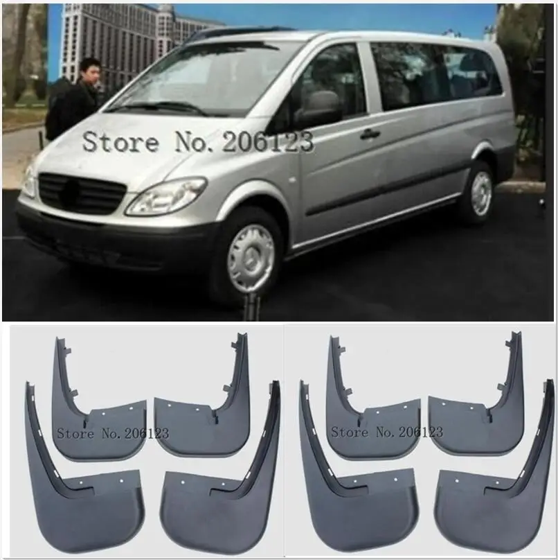 4 шт., передние и задние Автомобильные Брызговики для Benz Vito Viano W639 2006 2007 2008 2009
4 шт., передние и задние Автомобильные Брызговики для Benz Vito Viano W639 2006 2007 2008 2009