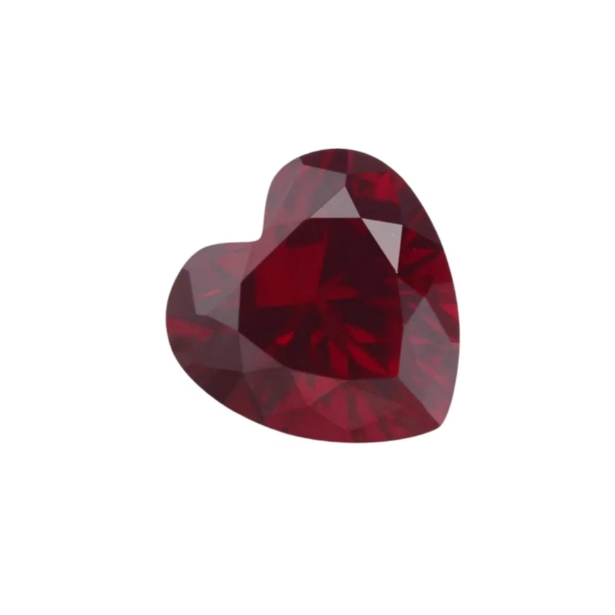 Heart Shaped Faceted Dark Blood Red Ruby Multiple Sizes to Choose
Heart Shaped Faceted Dark Blood Red Ruby Multiple Sizes to Choose
