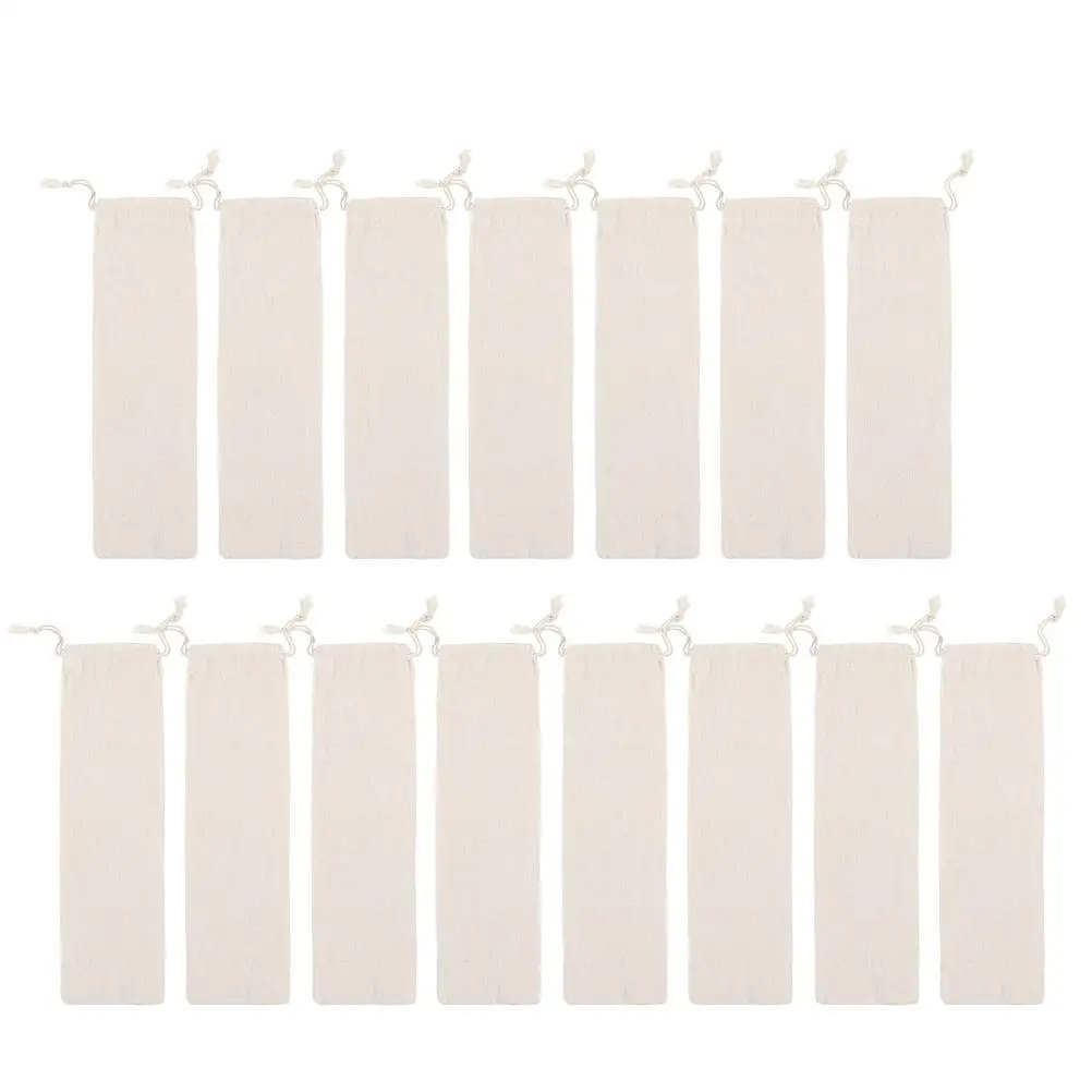 15 Pcs Straw Storage Bags Cotton Linen Drawstring Kitchen ganizer Gift Packaging Bag Spoon Fork Tableware Pouch
15 Pcs Straw Storage Bags Cotton Linen Drawstring Kitchen ganizer Gift Packaging Bag Spoon Fork Tableware Pouch