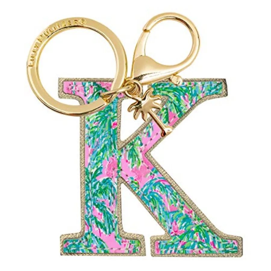 Lilly Pulitzer Leatherette Initial Keychain, Letter Bag Charm for Women
Lilly Pulitzer Leatherette Initial Keychain, Letter Bag Charm for Women