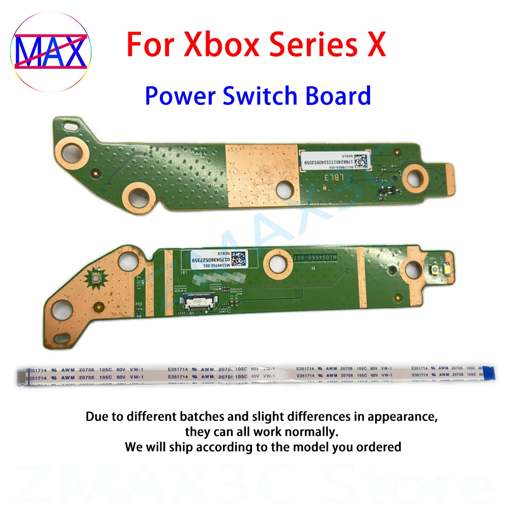 Original Power Switch Board For Xbox Series X Console Built In Switch Board Replacement For XSX Button Board Module Repair Parts
Original Power Switch Board For Xbox Series X Console Built In Switch Board Replacement For XSX Button Board Module Repair Parts