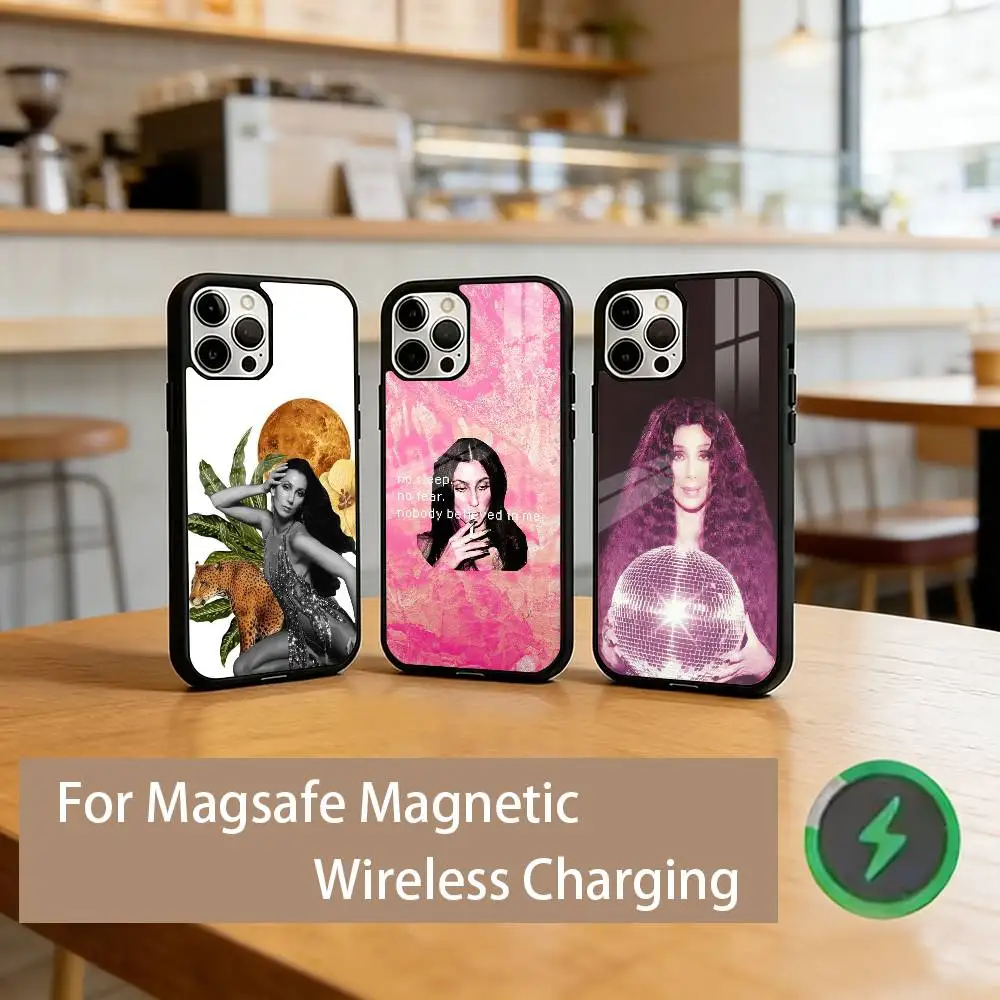 C-Cher Singer Phone Case For iPhone17,16,15,14,13,12,11 Plus,Pro Magnetic with Magsafe Wireless Charging
C-Cher Singer Phone Case For iPhone17,16,15,14,13,12,11 Plus,Pro Magnetic with Magsafe Wireless Charging
