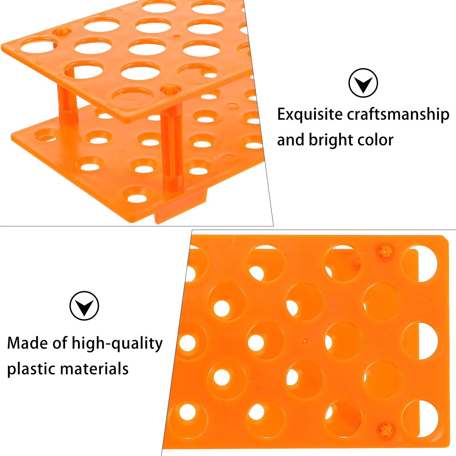 Tube Rack Plastic Storage Shelf for Vials Bottles Perfume Oil High Resistant Long Lasting
Tube Rack Plastic Storage Shelf for Vials Bottles Perfume Oil High Resistant Long Lasting