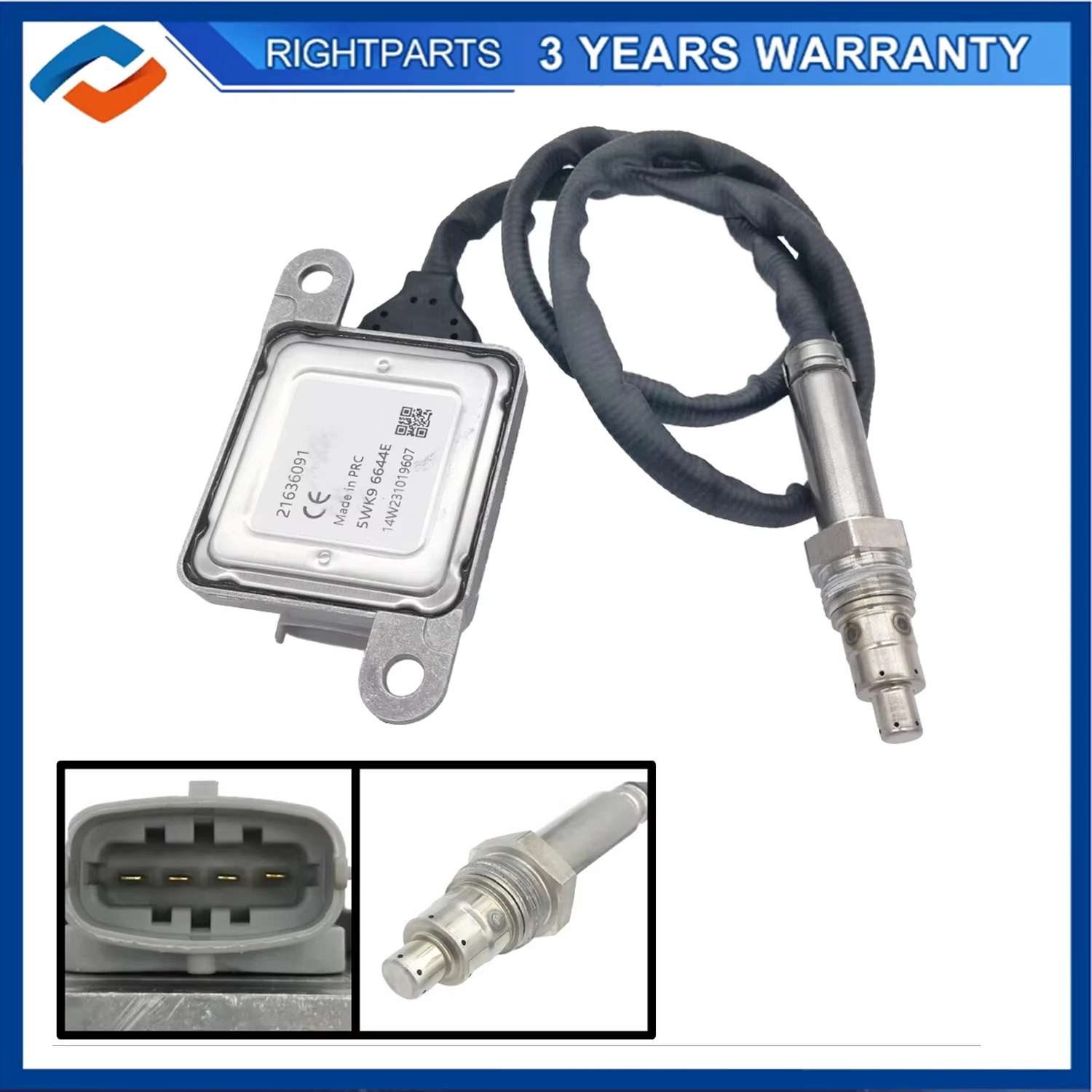 Nitrogen Oxides Nox Sensor 21636091 For Volvo Truck VN VNL VHD D13 5WK96644E 21302275 21227721 20958942 5WK9 6644E 21567764
Nitrogen Oxides Nox Sensor 21636091 For Volvo Truck VN VNL VHD D13 5WK96644E 21302275 21227721 20958942 5WK9 6644E 21567764