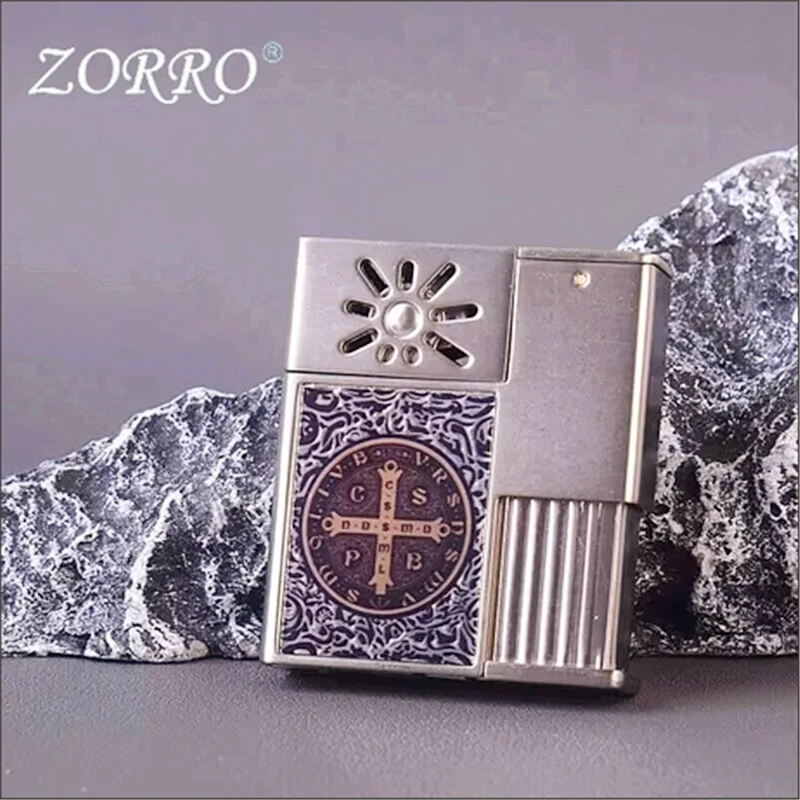 New Zorro Retro Constantine Oil Lighter Small Metal Square Gasolines Lighter Refillable Durable Wick Flint Lighter Unique
New Zorro Retro Constantine Oil Lighter Small Metal Square Gasolines Lighter Refillable Durable Wick Flint Lighter Unique