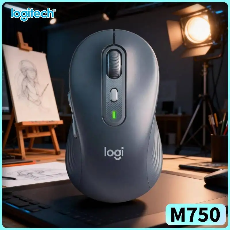 Ergonomic M750 Wireless Mouse - Soft Grips, Recycled Build, 4000 DPI, 20-Month Battery, Quiet Clicks, Home Office Essential
Ergonomic M750 Wireless Mouse - Soft Grips, Recycled Build, 4000 DPI, 20-Month Battery, Quiet Clicks, Home Office Essential