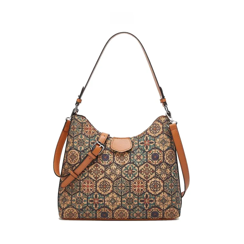 Retro Cork Tree Bark Dyed Chain Handbag Women's Versatile Single Shoulder Bag Underarm Bag Soft Medium Hardness Daily Use
Retro Cork Tree Bark Dyed Chain Handbag Women's Versatile Single Shoulder Bag Underarm Bag Soft Medium Hardness Daily Use