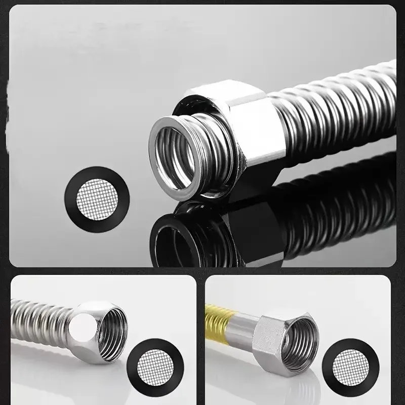 18Pcs 24mm Shower Head Washers with Filter Mesh, Rubber Seals for Shower & Kitchen Faucet Hose, Anti-Leak & Anti-Clog
18Pcs 24mm Shower Head Washers with Filter Mesh, Rubber Seals for Shower & Kitchen Faucet Hose, Anti-Leak & Anti-Clog