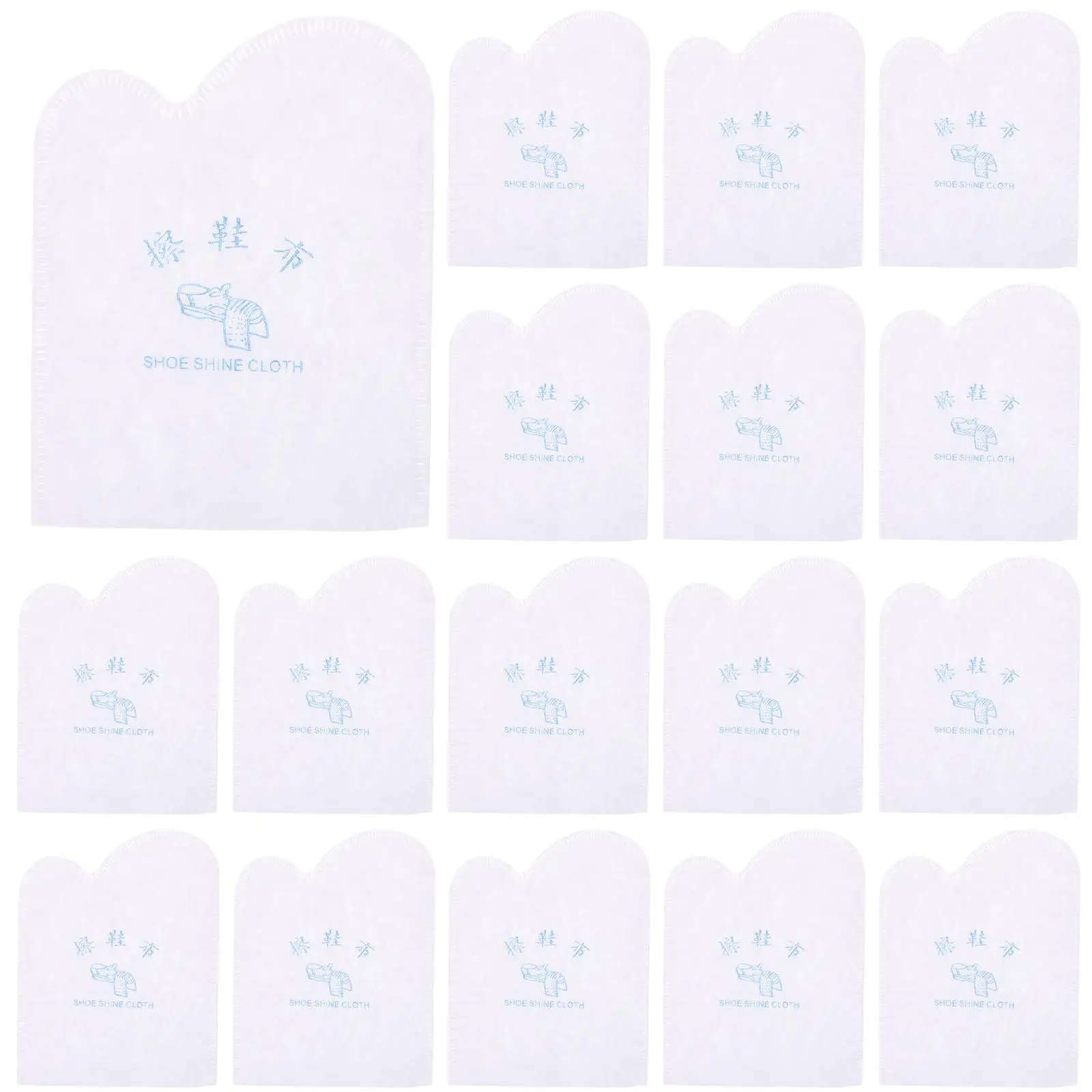 20pcs Disposable Shoe Cleaning Cloth Non Woven Fabric Sneakers Water Absorption Hotel Travel Use Small Size Blue Lettering
20pcs Disposable Shoe Cleaning Cloth Non Woven Fabric Sneakers Water Absorption Hotel Travel Use Small Size Blue Lettering