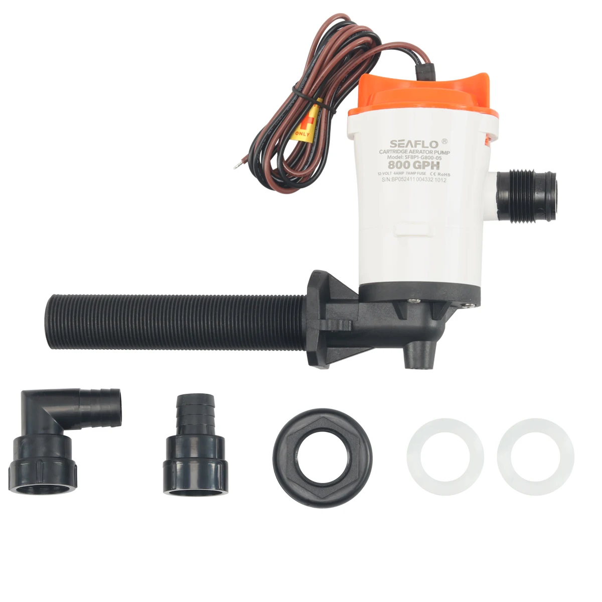 Livewell Water Pump 800 Gallons Per Hour Livewell Pump for Fishing Boats and Yachts 304 Stainless Steel 12V DC Marine Pump
Livewell Water Pump 800 Gallons Per Hour Livewell Pump for Fishing Boats and Yachts 304 Stainless Steel 12V DC Marine Pump