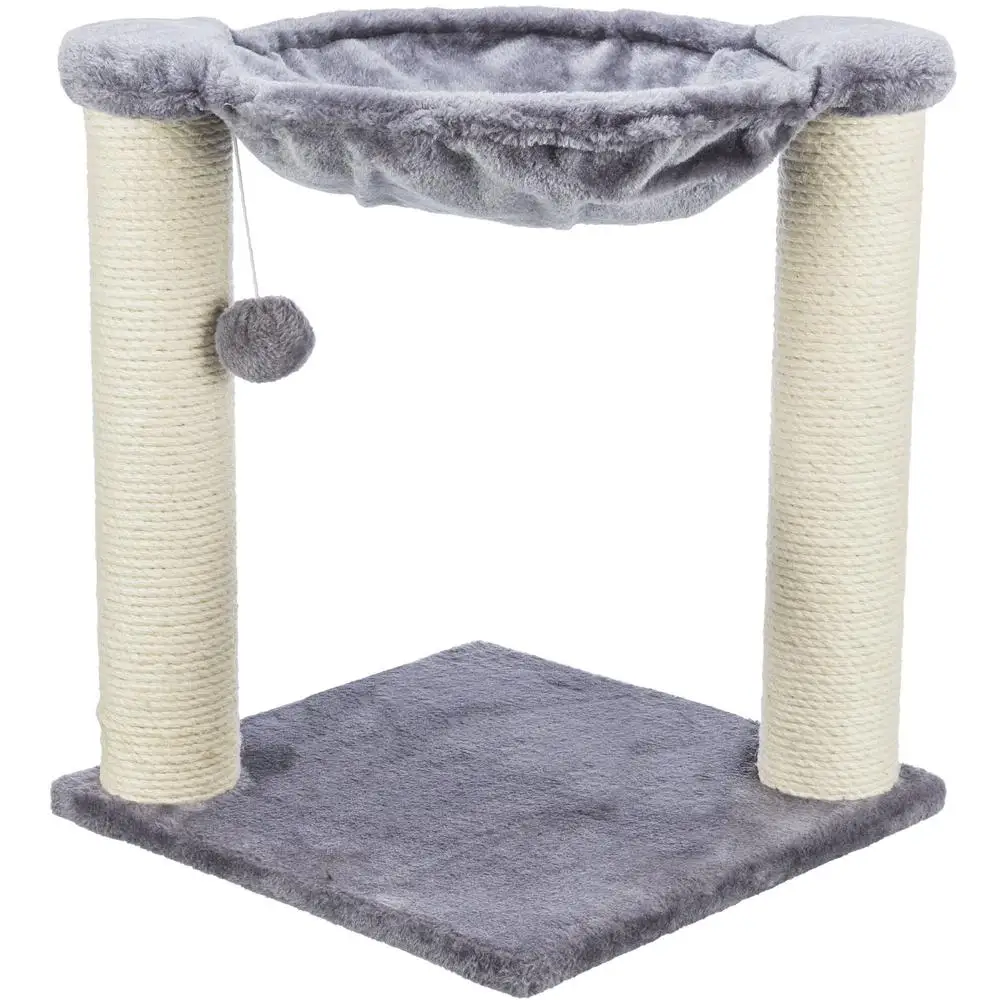 20" Cat Scratching Posts with Hammock & Toy Durable Jute Cozy Plush Fabric Playful Pom-Pom Relaxing Kitty Retreat Multipurpose &
20" Cat Scratching Posts with Hammock & Toy Durable Jute Cozy Plush Fabric Playful Pom-Pom Relaxing Kitty Retreat Multipurpose &
