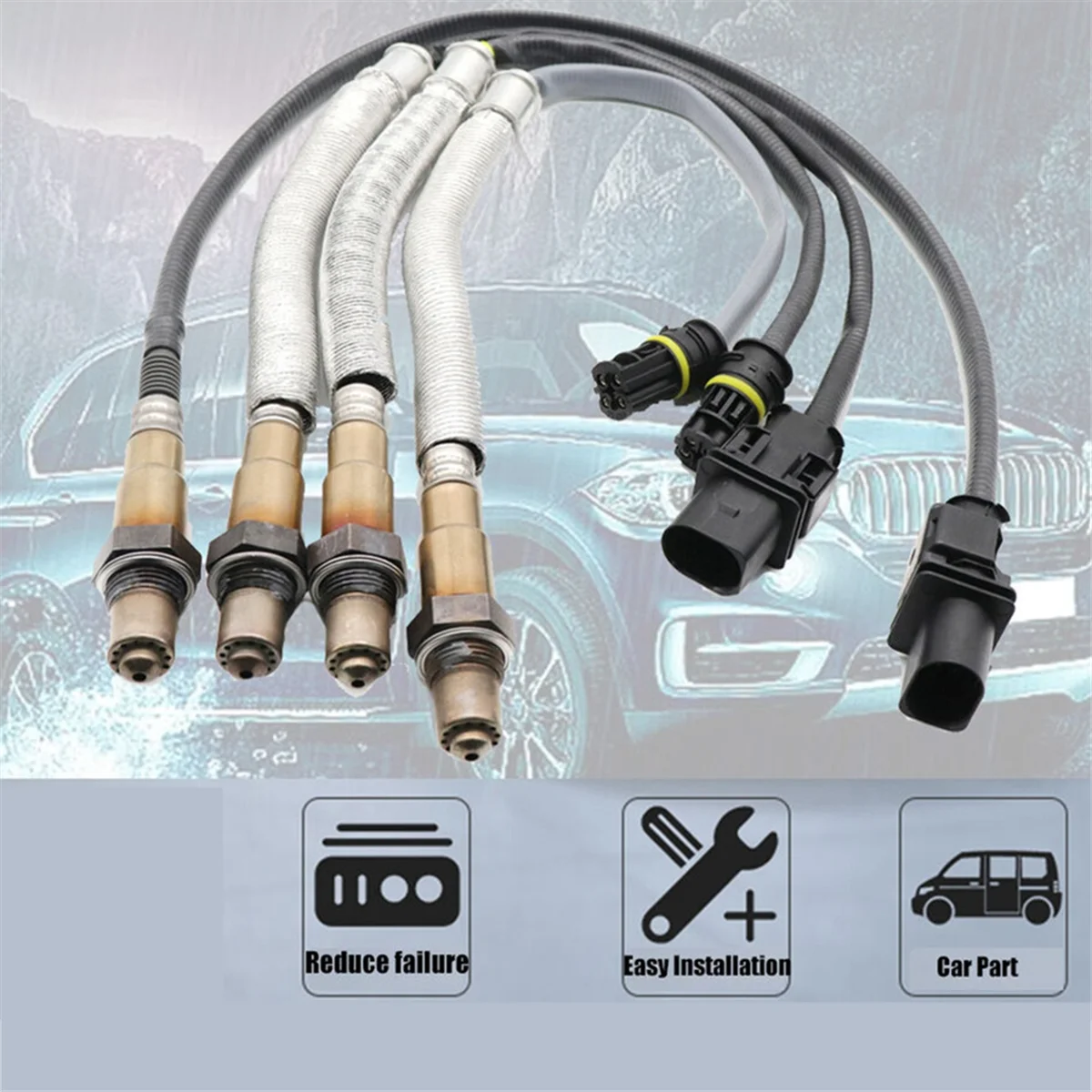 T48C_4Pcs 11787570481 11787545243 11787535269 11787570104 Up+Downstream O2 Oxygen Sensor for BMW 1 3 120I 320I E90 X1 E84
T48C_4Pcs 11787570481 11787545243 11787535269 11787570104 Up+Downstream O2 Oxygen Sensor for BMW 1 3 120I 320I E90 X1 E84