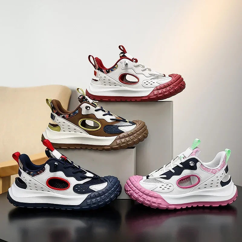 Daily Home & Outdoor Kids Shoes Unisex Stylish Sports Sneakers Elastic Anti-slip Sole Breathable Upper for Boys Girls CasualWear
Daily Home & Outdoor Kids Shoes Unisex Stylish Sports Sneakers Elastic Anti-slip Sole Breathable Upper for Boys Girls CasualWear