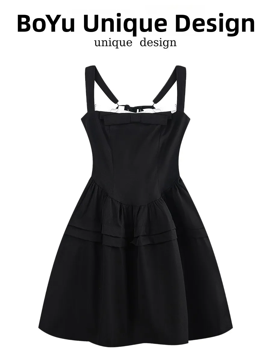 BoYu Dark Style Versatile Dress Square Collar Backless Strapless Slimming Waist Design Fashionable Summer Evening Gown
BoYu Dark Style Versatile Dress Square Collar Backless Strapless Slimming Waist Design Fashionable Summer Evening Gown