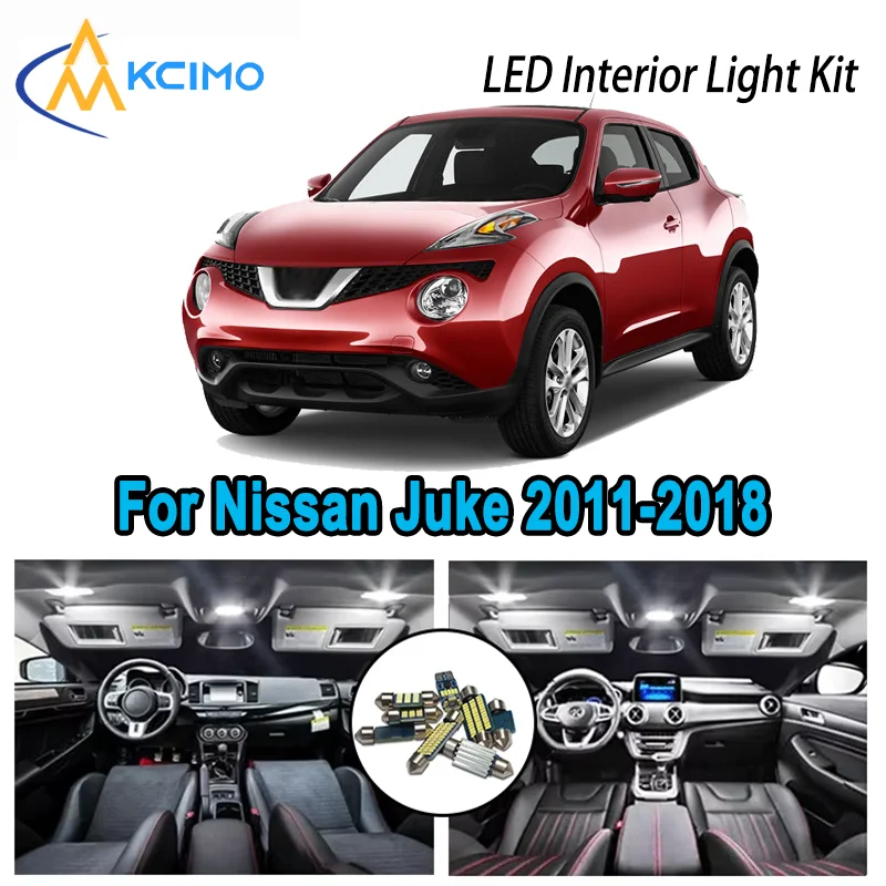Premium Bright LED Interior Light Kit for Nissan Juke 2011-2018 2012 2013 2014 Dome Map Trunk Car Lamps with Canbus No Error
Premium Bright LED Interior Light Kit for Nissan Juke 2011-2018 2012 2013 2014 Dome Map Trunk Car Lamps with Canbus No Error