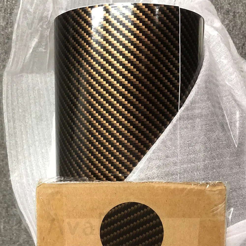 30/50CM High Gloss Texture Black Gold 2D Car Body Interior Accessorie Vinyl Decoration Films Car Carbon Fiber Vinyl Wrap Sticker
30/50CM High Gloss Texture Black Gold 2D Car Body Interior Accessorie Vinyl Decoration Films Car Carbon Fiber Vinyl Wrap Sticker
