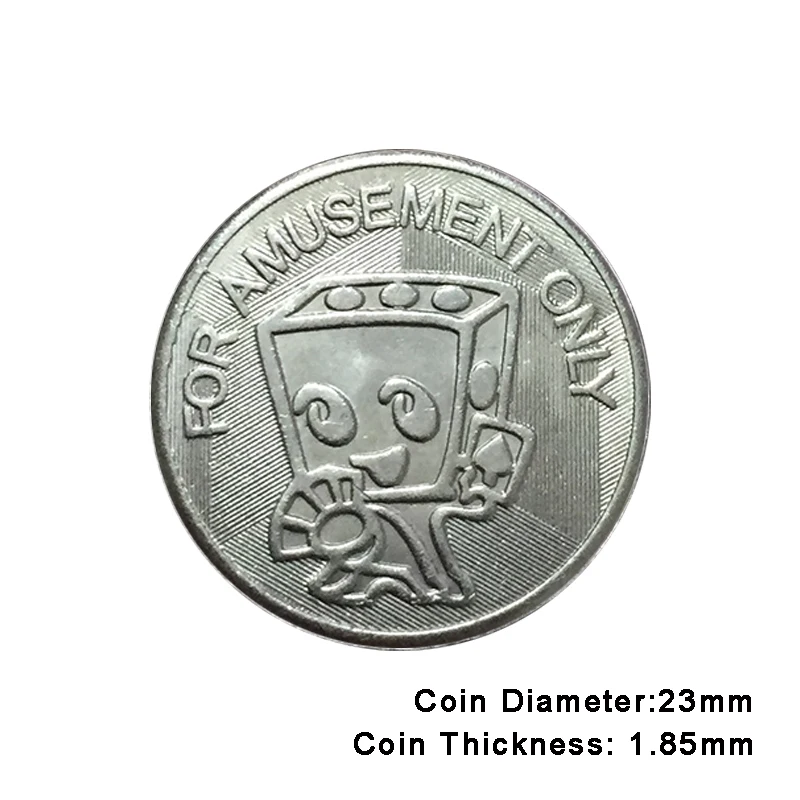 100pcs Arcade Game Coin Token Stainless Steel Coin Token Spongefor Arcade MAME JAMMA Cabinet Vending Machines Car-Washing Tokens
100pcs Arcade Game Coin Token Stainless Steel Coin Token Spongefor Arcade MAME JAMMA Cabinet Vending Machines Car-Washing Tokens