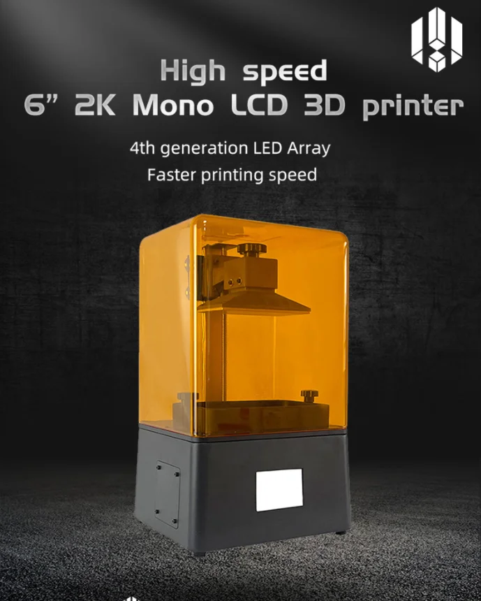 3d printer mini LCD2K screen industrial grade photosensitive resin 3D printer small household
3d printer mini LCD2K screen industrial grade photosensitive resin 3D printer small household