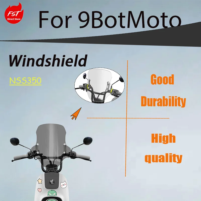 Modified Windshield for Ninebot C60 Electric Scooter, Front Wind Deflector & Rain Guard
Modified Windshield for Ninebot C60 Electric Scooter, Front Wind Deflector & Rain Guard