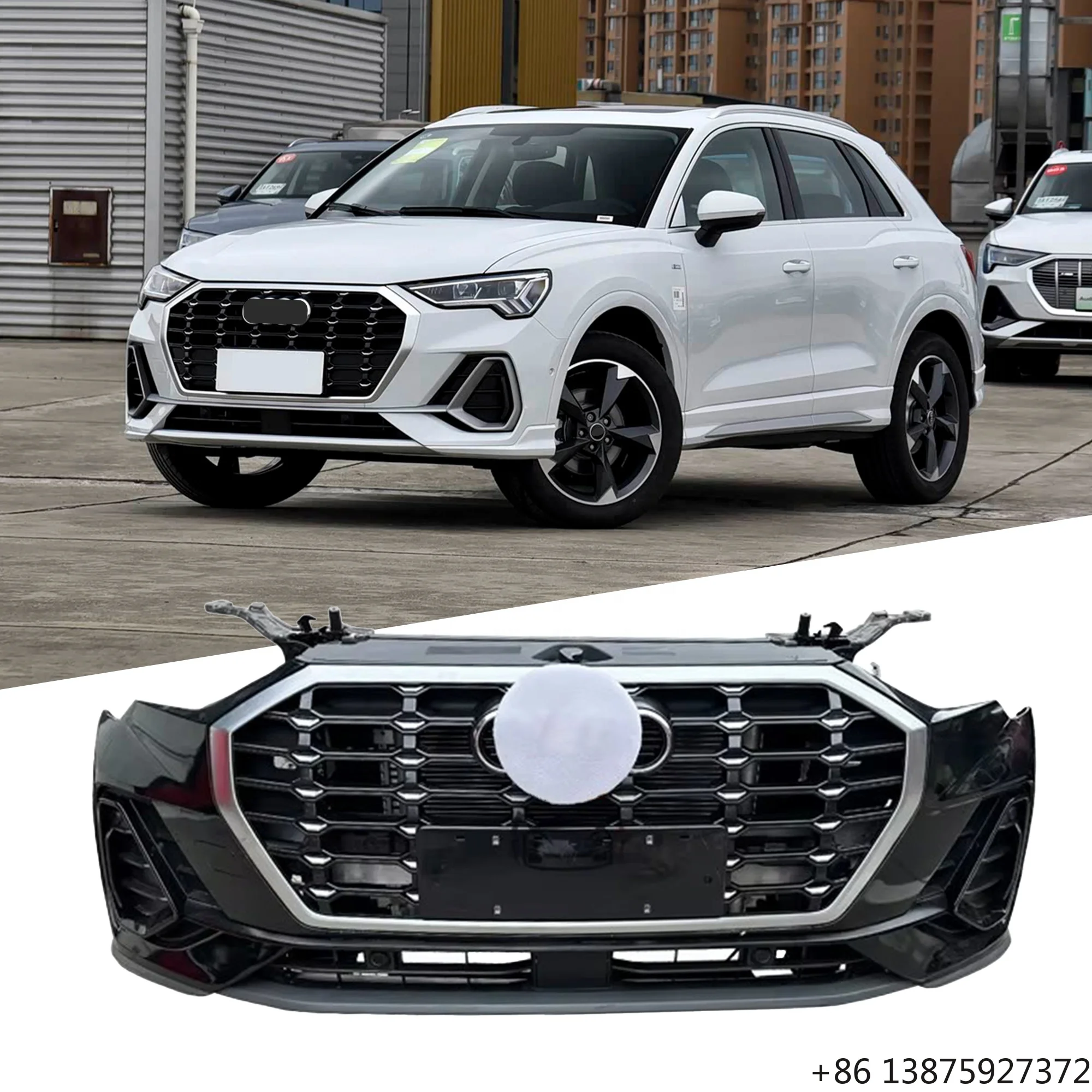 Front Bumper Assembly with radiation for Q3 F3 2018-2025 S-line Sportback/SUV Body Kit Original Front Nose Cut
Front Bumper Assembly with radiation for Q3 F3 2018-2025 S-line Sportback/SUV Body Kit Original Front Nose Cut