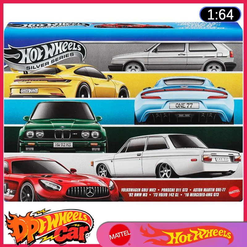 2026 Hot Wheels Silver Series, 6 шт., Volkswagen Porsche Volvo, Mercedes-Benz BMW Aston Martin, литые модели автомобилей JLB25
2026 Hot Wheels Silver Series, 6 шт., Volkswagen Porsche Volvo, Mercedes-Benz BMW Aston Martin, литые модели автомобилей JLB25