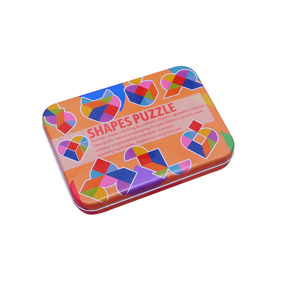 Wooden Tangram Shape Puzzle Educational Board Heart Design Preschool Learning Kids Shapes Colors Numbers Wood Puzzles
Wooden Tangram Shape Puzzle Educational Board Heart Design Preschool Learning Kids Shapes Colors Numbers Wood Puzzles