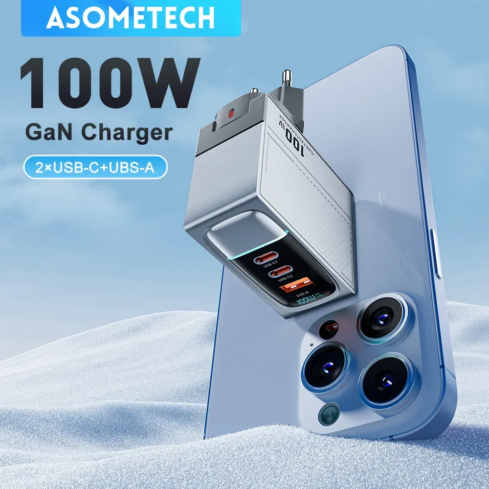 100W GaN USB Зарядное устройство для быстрой зарядки Показать зарядное устройство 4.0 C PD Быстрое зарядное устройство для iPhone 14 13 12 Pro Samsung Macbook
100W GaN USB Зарядное устройство для быстрой зарядки Показать зарядное устройство 4.0 C PD Быстрое зарядное устройство для iPhone 14 13 12 Pro Samsung Macbook