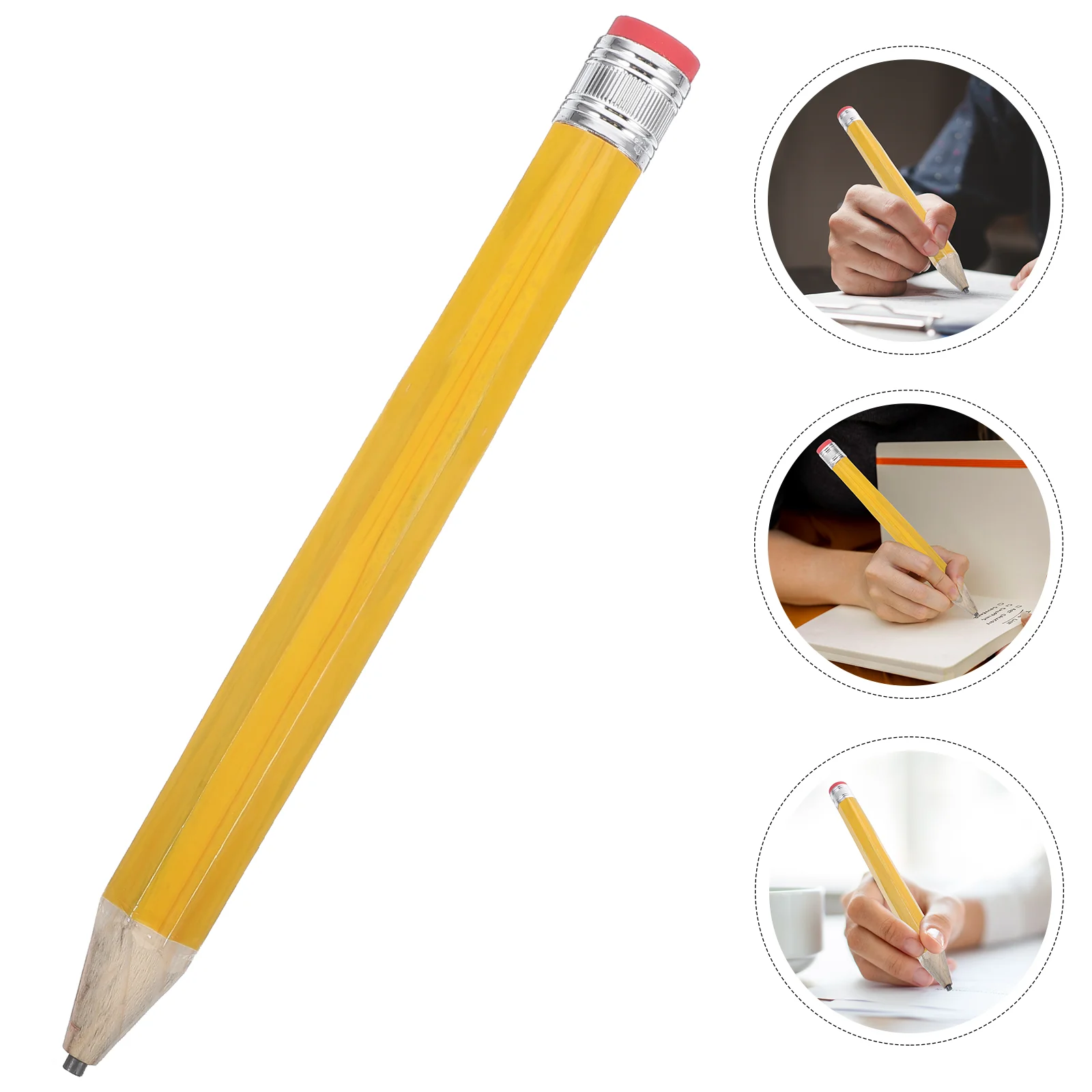 Large 35cm Wooden Pencil Yellow Giant Cartoon Drawing Funny Writing School Office Travel Portable Students Stationery Cosplay
Large 35cm Wooden Pencil Yellow Giant Cartoon Drawing Funny Writing School Office Travel Portable Students Stationery Cosplay