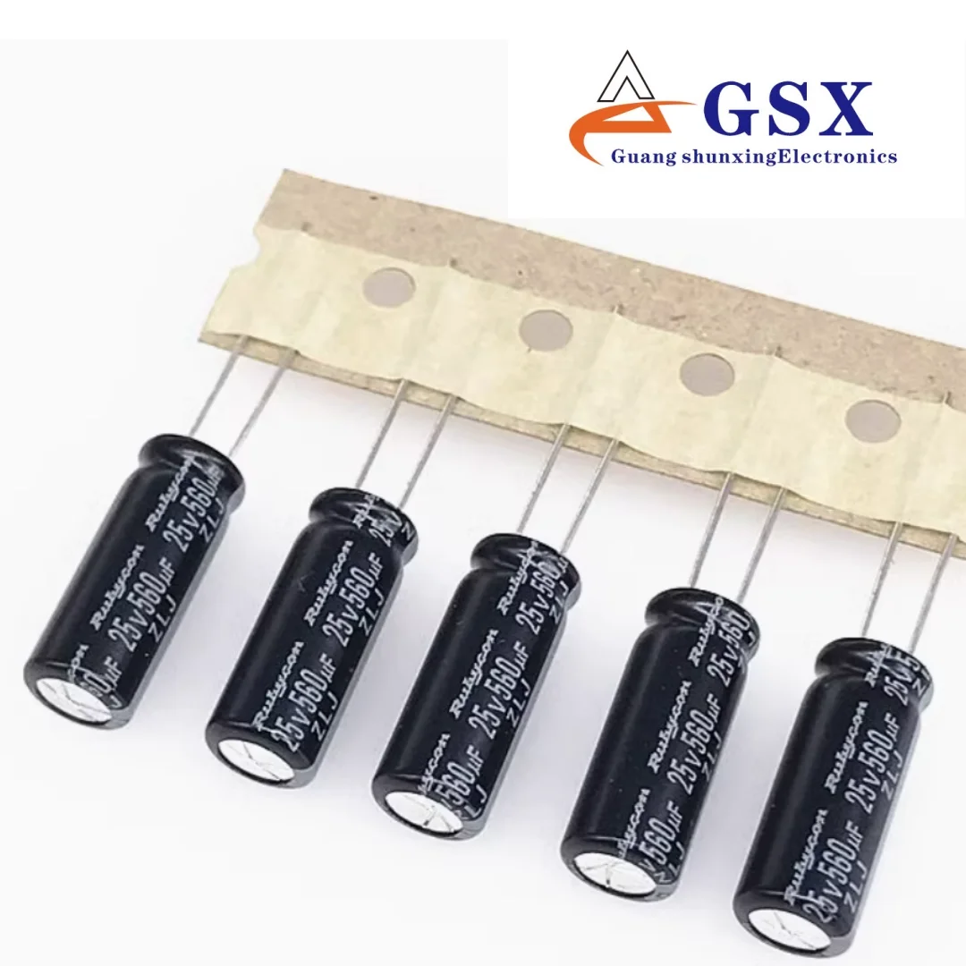 560UF 25V imported aluminum electrolytic capacitor 25v560uf 8 * 20 ruby ZLJ high-frequency long life
560UF 25V imported aluminum electrolytic capacitor 25v560uf 8 * 20 ruby ZLJ high-frequency long life