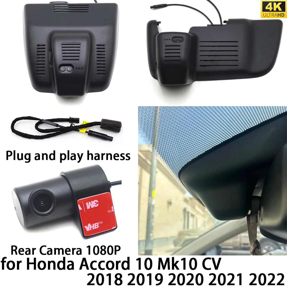 for Honda Accord 10 Mk10 CV 2019 2020 2021 2022 4K DVR Dash Cam OEM Front Rear Camera Video Recorder Night Vision Wifi 2160P
for Honda Accord 10 Mk10 CV 2019 2020 2021 2022 4K DVR Dash Cam OEM Front Rear Camera Video Recorder Night Vision Wifi 2160P