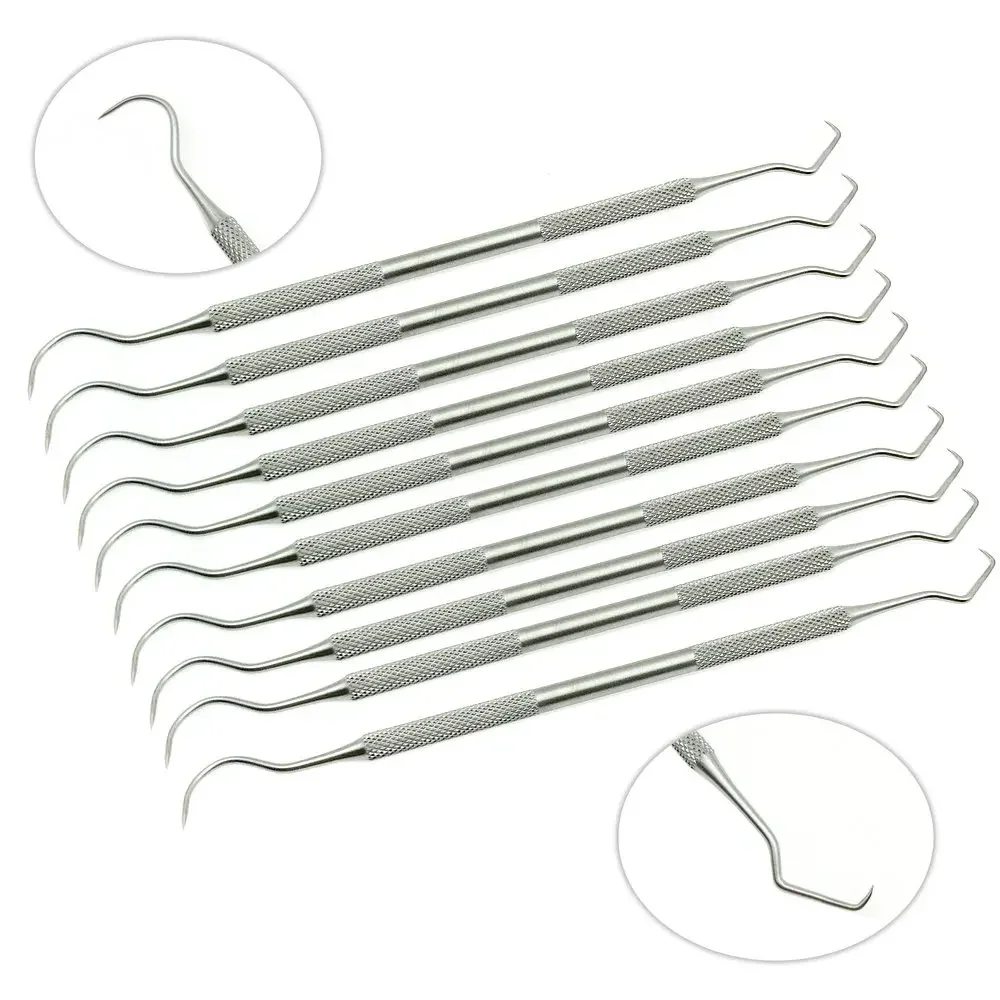 10pcs Stainless Steel Dental Forceps Dental Twezzers Dental Mouth Mirror Teeth Probe Dental Instrument Tooth Examination Tools
10pcs Stainless Steel Dental Forceps Dental Twezzers Dental Mouth Mirror Teeth Probe Dental Instrument Tooth Examination Tools