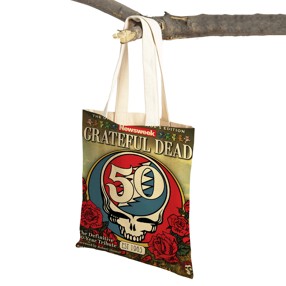 Grateful Dead рок-группа сумка для покупок, женские сумки, Холщовая Сумка-тоут с двойным принтом, Женская дорожная сумка через плечо с черепом Vitage
Grateful Dead рок-группа сумка для покупок, женские сумки, Холщовая Сумка-тоут с двойным принтом, Женская дорожная сумка через плечо с черепом Vitage