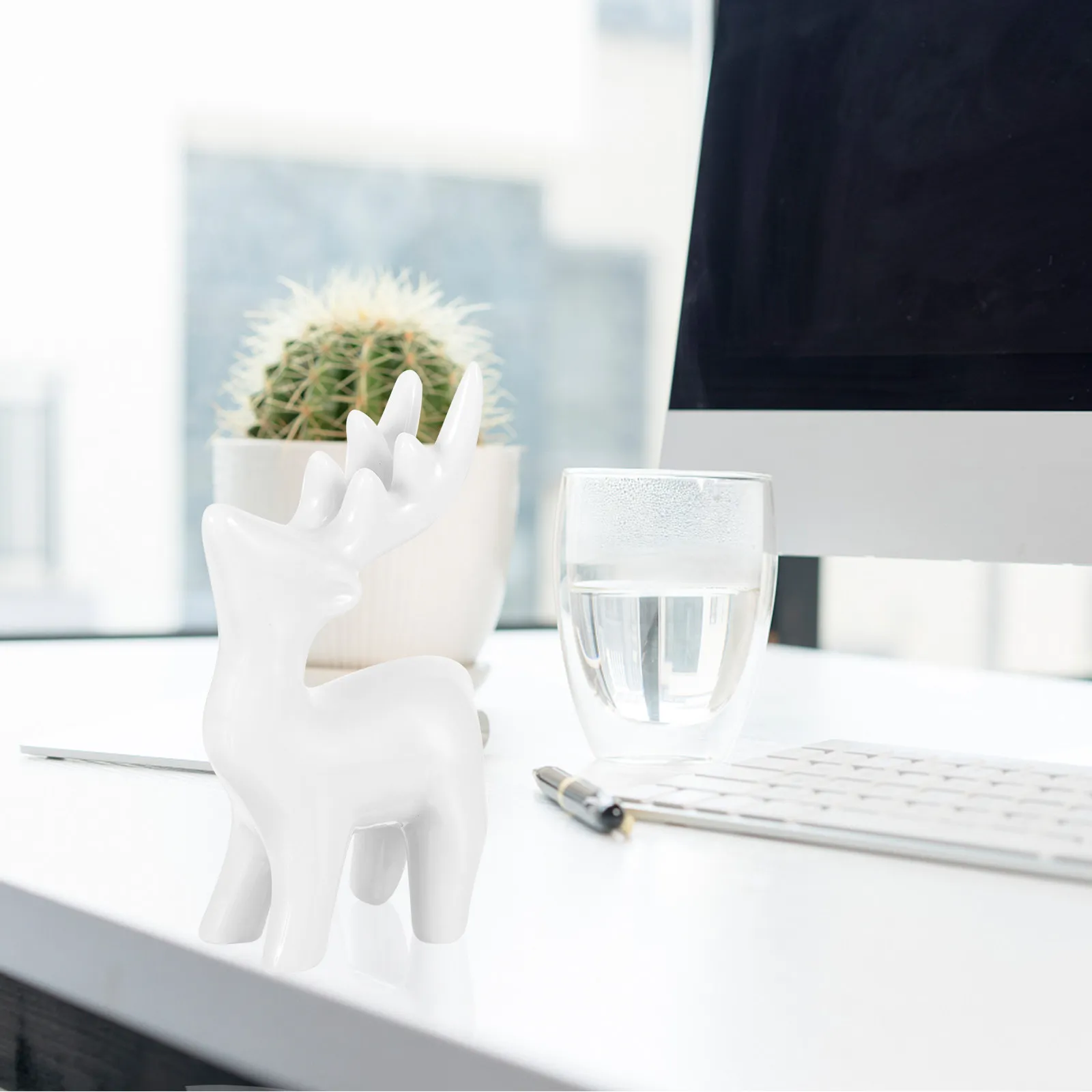 4Pcs Miniature Ceramic Deer Desktop Decor Creative Craft Animal Statue Home Office Decoration Small Deer Sculpture Ornament
4Pcs Miniature Ceramic Deer Desktop Decor Creative Craft Animal Statue Home Office Decoration Small Deer Sculpture Ornament