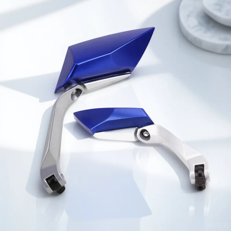 -Rotating Motorcycle Scooter Rearview Mirrors 120mm Pole 150x58mm Easy Install Clear Visibility Day Night
-Rotating Motorcycle Scooter Rearview Mirrors 120mm Pole 150x58mm Easy Install Clear Visibility Day Night