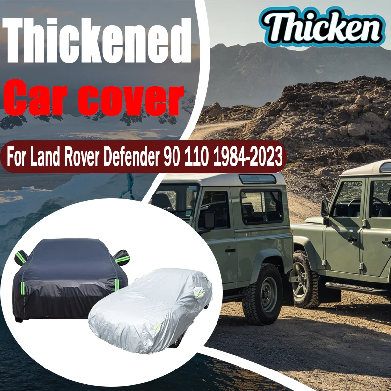 Waterproof Car Cover For Land Rover Defender 90 110 1984-2023 Sun Shade Summer Anti-UV Winter Snow Rain Dust Protect SUV Cover
Waterproof Car Cover For Land Rover Defender 90 110 1984-2023 Sun Shade Summer Anti-UV Winter Snow Rain Dust Protect SUV Cover