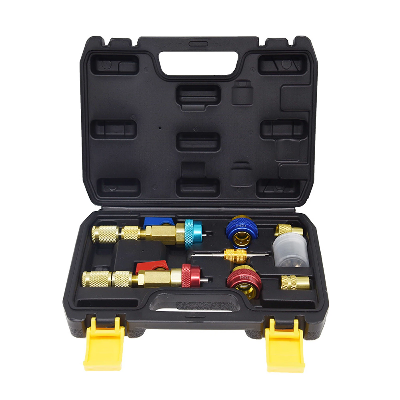 Набор инструментов для снятия сердечника клапана, R134a R1234yf R22, набор инструментов для снятия и установки сердечника клапана, набор инструментов для ремонта автомобильного кондиционера
Набор инструментов для снятия сердечника клапана, R134a R1234yf R22, набор инструментов для снятия и установки сердечника клапана, набор инструментов для ремонта автомобильного кондиционера