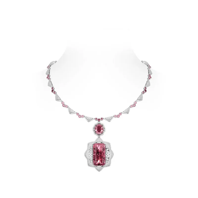 ZOCA New Fashion Rose Flower Pink Zircon Jewelry Shiny 925 Sterling Silver Luxury Necklace Bridal Jewelry Wedding Jewelry
ZOCA New Fashion Rose Flower Pink Zircon Jewelry Shiny 925 Sterling Silver Luxury Necklace Bridal Jewelry Wedding Jewelry