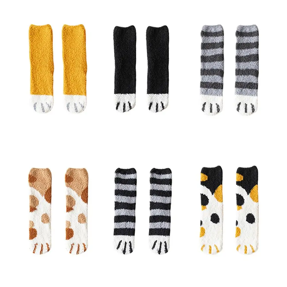 6 Pairs Cat Claw Floor Socks Thickened Non Slip Home Sleeping Stockings Polyester Men Family Use
6 Pairs Cat Claw Floor Socks Thickened Non Slip Home Sleeping Stockings Polyester Men Family Use