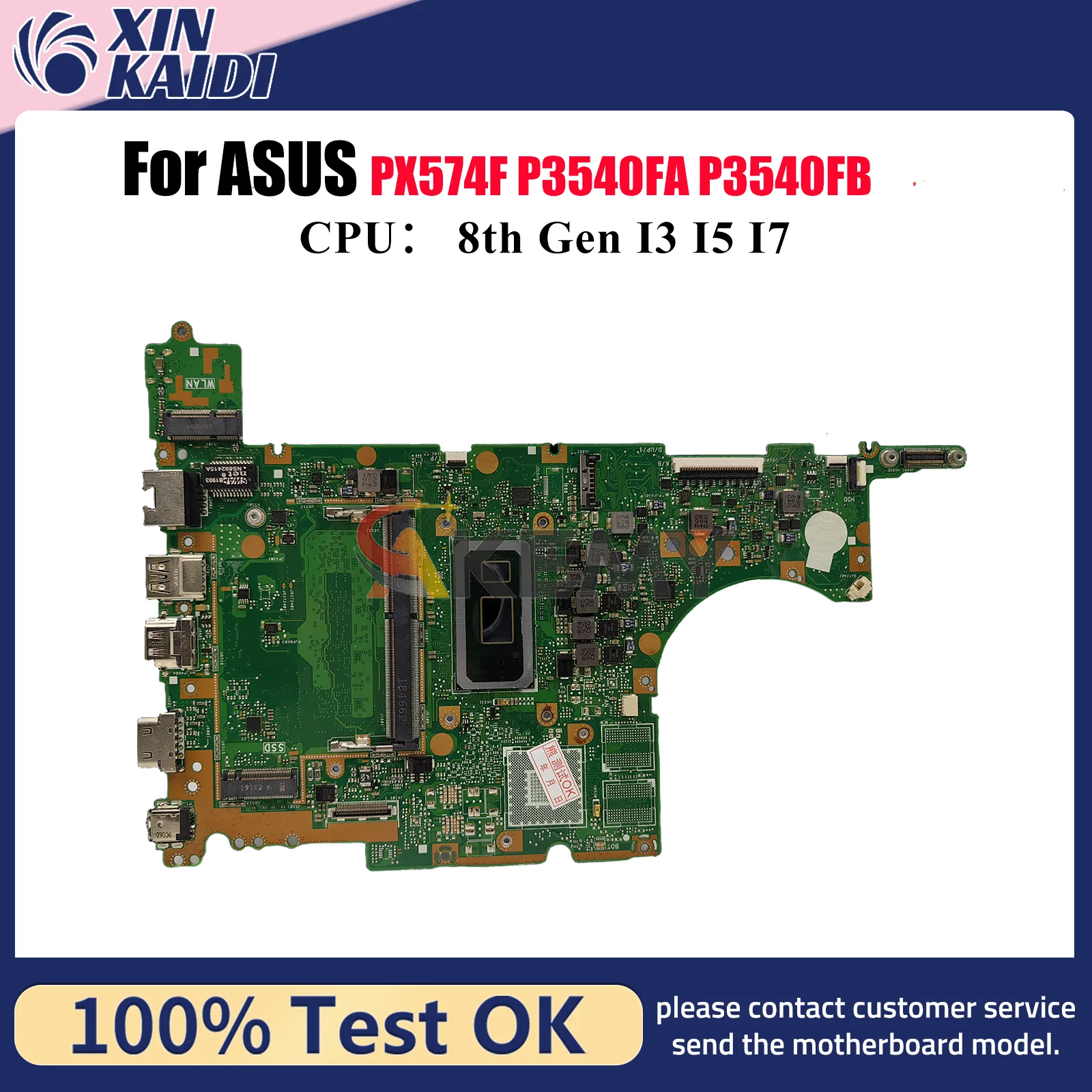 P3540FA Laptop Motherboard For ASUS ProArt P3540FB P3540F PX574F P3540FA Notebook Mainboard With I3 I5 I7 CPU 100% tests OK stk
P3540FA Laptop Motherboard For ASUS ProArt P3540FB P3540F PX574F P3540FA Notebook Mainboard With I3 I5 I7 CPU 100% tests OK stk