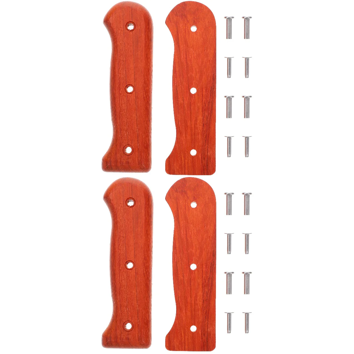 2 Sets Kitchen Knife Handle Accessory Replacement Grip Wood Material Practical Knifes Wooden
2 Sets Kitchen Knife Handle Accessory Replacement Grip Wood Material Practical Knifes Wooden