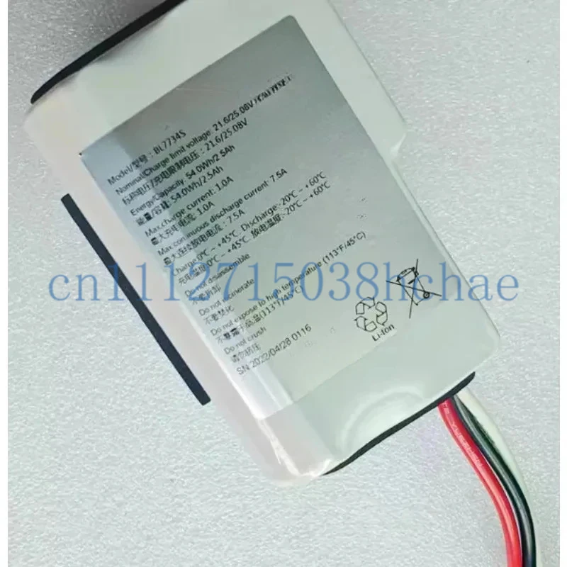 Vacuum Battery INR18650C25 BL7734 for Philips FC6726/01 FC6725/01 21.6V 2500mAh
Vacuum Battery INR18650C25 BL7734 for Philips FC6726/01 FC6725/01 21.6V 2500mAh