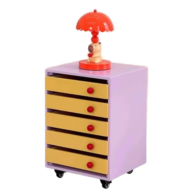 Purple Solid Wood Modern Pine Durable 5 Drawer Bedroom Dresser Bedside Table Dopamine Design Bedside Table with Steel Handle
Purple Solid Wood Modern Pine Durable 5 Drawer Bedroom Dresser Bedside Table Dopamine Design Bedside Table with Steel Handle